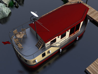Galleon Houseboat
