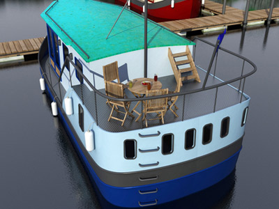 Galleon Houseboat